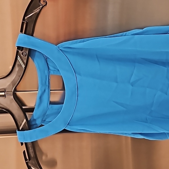 💕VERONICA M💕 Sleeveless Halter Top ~ Blue Small S NWOT - Picture 3 of 7